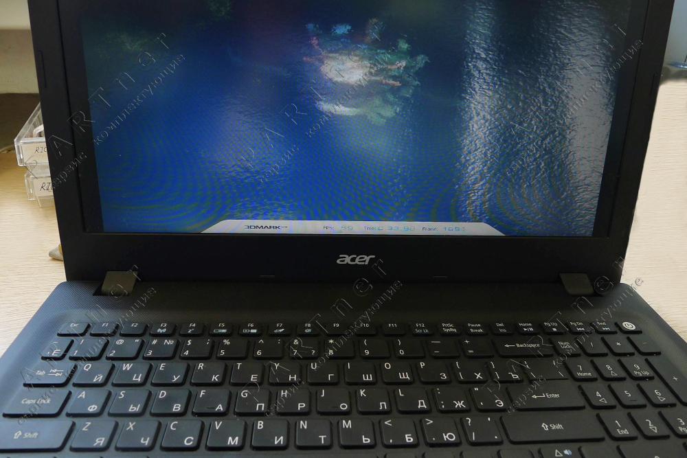 Тестирование Acer Extensa 2511G после ремонта